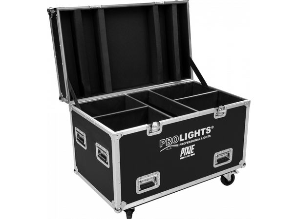 PROLIGHTS FCLPIXIEZOOMXB Flightcase for 4 stk. PIXIEZOOMXB