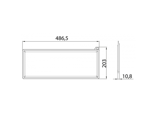 PROLIGHTS S48QFILTER60 Diffuser for SOLAR48Q, 60° symmetrisk