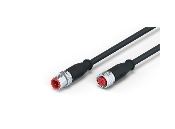 FlexRail limit switch cable, 1 meter Med kontakt til motor 