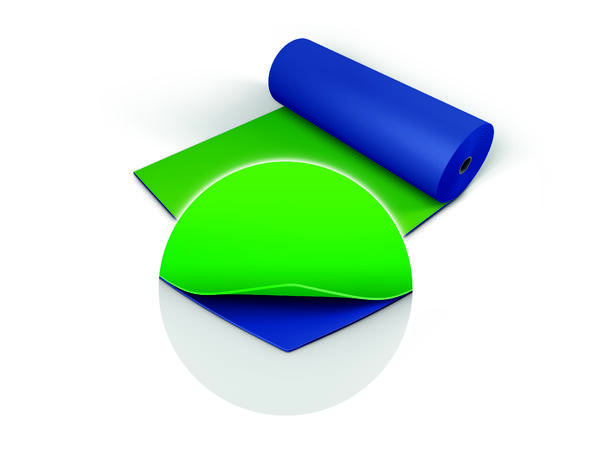 Harlequin Duo c.key blue/green dansegulv Vendbar, c.key blå/grønn, 2 x 15m rull