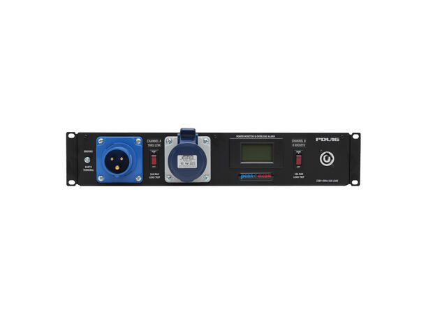 PENN ELCOM 2 U powercon distribusjon 240V/16A inn. 8 x powercon ut