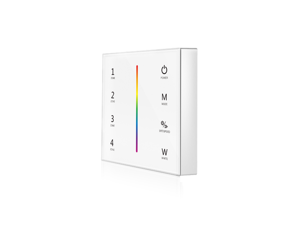 SBL LED touch fjernkontroll RGB/RGBW 4 soner, 2.4GHz