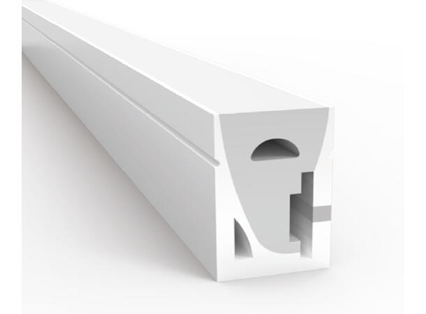 SBL silikonprofil IP67 12x20mm 100m Bøybar. For10mm PCB med SMD5050LED