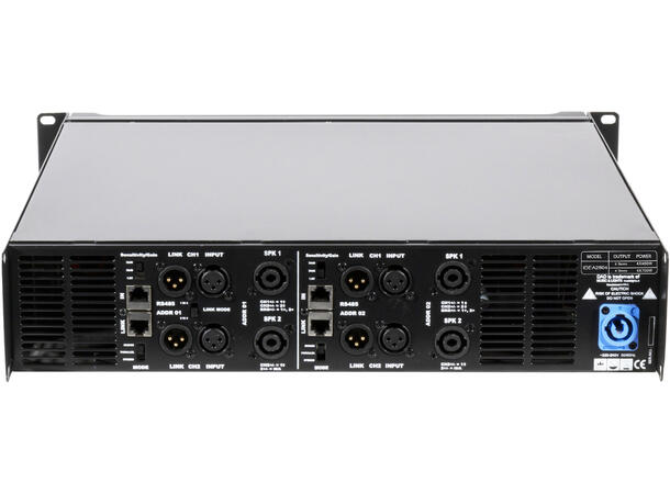 DAD IDEA2804 Forsterker 4 x 700W @ 4ohm DSP. Bridge mode 2x1250W @  8Ohm