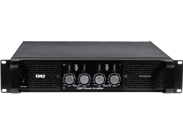 DAD IDEA2804 Forsterker 4 x 700W @ 4ohm DSP. Bridge mode 2x1250W @  8Ohm