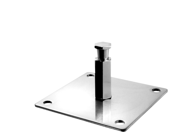KUPO KS-011 10x10cm plate med spigot Passer superclamp mm.