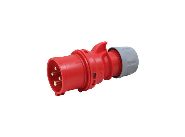 PCE 16A 415V 3P+E rød plugg 014-6x