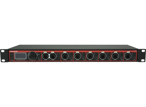 SWISSON XES-2T6 Gigabit Ethernet Switch 6+2 porter, powercon in/ut