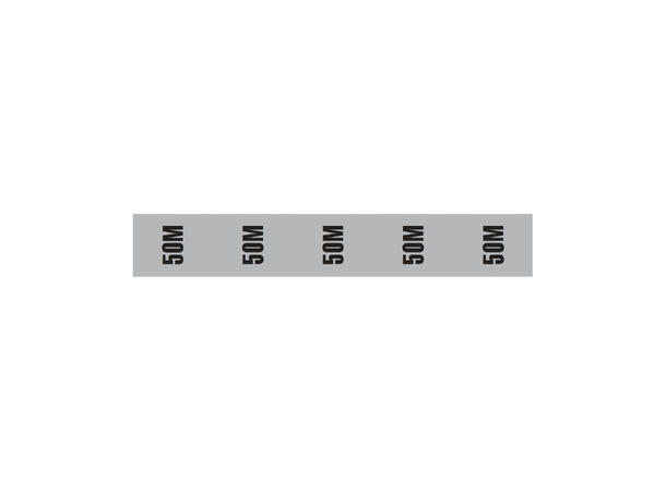 ELUMEN8 Cable Length ID Tape 24mm 33m, påskrift "50m"