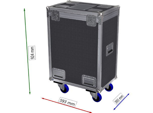 KAGU flightcase for 1 stk. MOSAICOXL Produsert i Norge