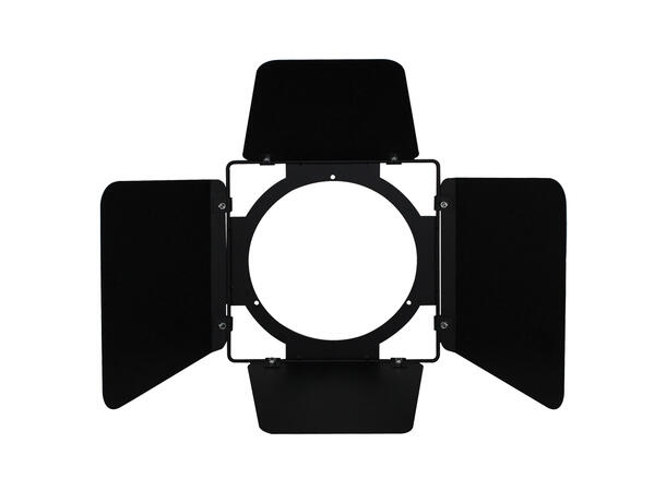 LEDJ LEDJ187B Låvedører, sort for LEDJ 150W COB Par Series/100W UV COB