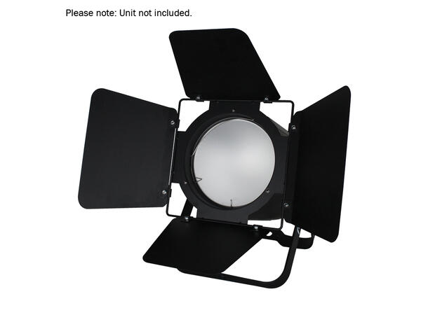 LEDJ LEDJ187B Låvedører, sort for LEDJ 150W COB Par Series/100W UV COB