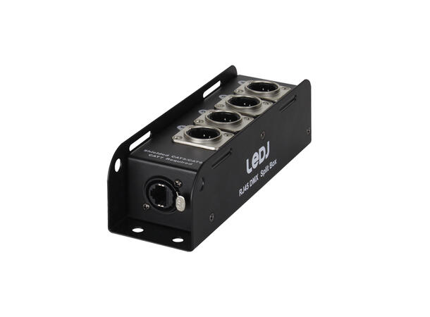 LEDJ Stageboks Ethercon/4 x XLR han 5p Neutrik Ethercon