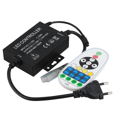 SBL Dimmer for 230V LED dual color LED IR fjernkontroll inkl.