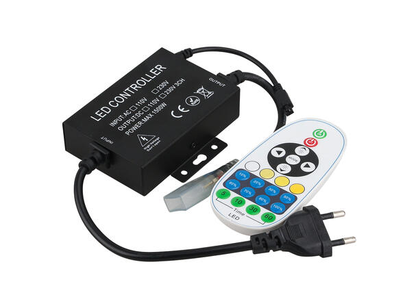 SBL Dimmer for 230V LED dual color LED IR fjernkontroll inkl.