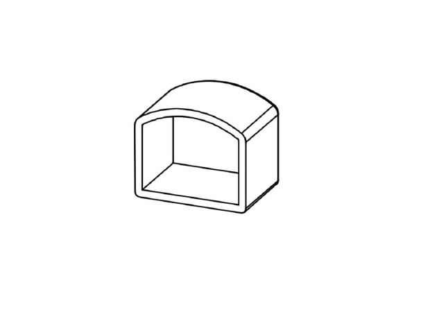 SBL endekappe for 128217, 20x16mm 10 stk.