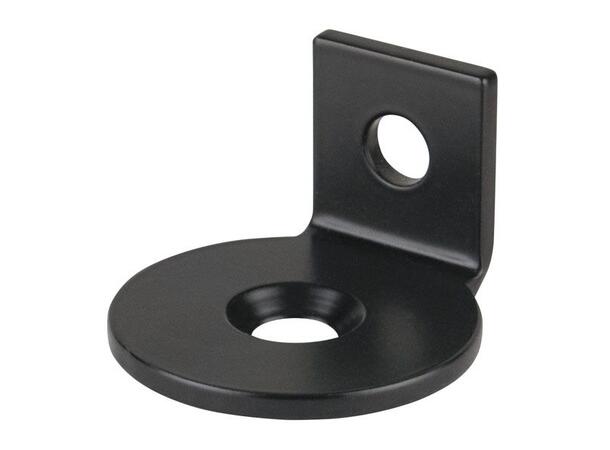 WENTEX 89512 Angled bracket for 4-way connector, black