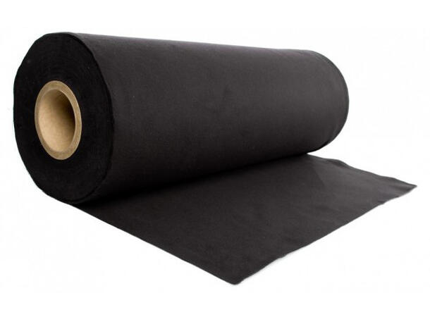 KAGU Deko Scenefront, sort 100cm bred 60m, dekomolton rullet på pappkjerne