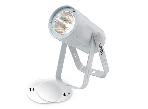 LEDJ 15W LED Eventspot DY, DMX Hvit. 5000K daylight LED