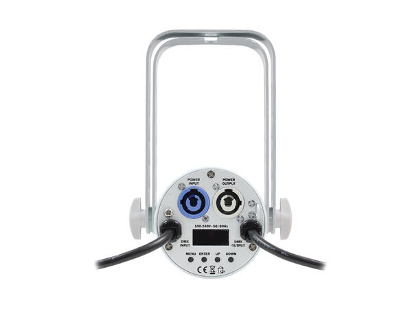 LEDJ 15W LED Eventspot DY, DMX Hvit. 5000K daylight LED
