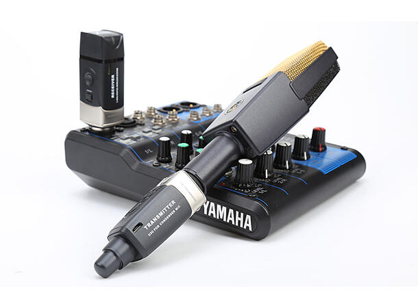 Xvive U3C trådløst mikrofonsystem Oppladbart. 2,4GHz. 48V phantom