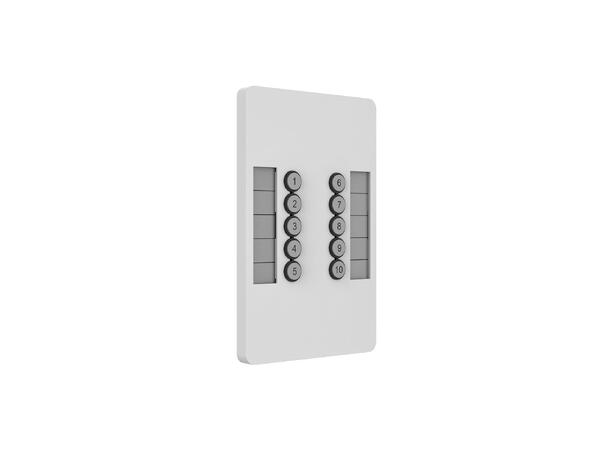 CHAMSYS SnakeSys 10Scene Wall Plate Hvit. 2 stk. i pakken