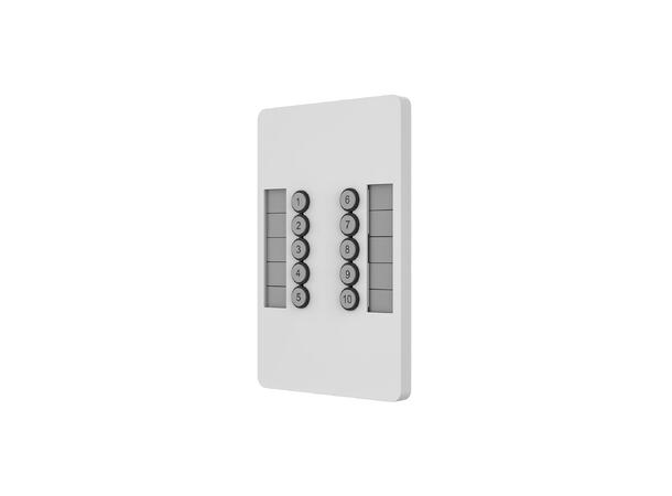 CHAMSYS SnakeSys 10Scene Wall Plate Hvit. 2 stk. i pakken