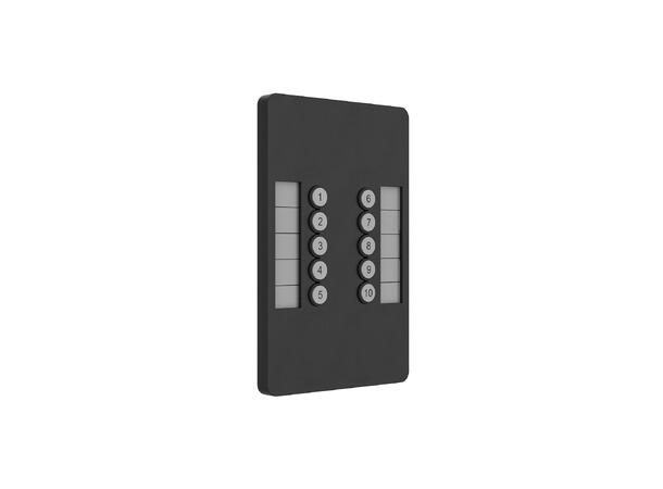 CHAMSYS SnakeSys 10Scene Wall Plate Hvit. 2 stk. i pakken
