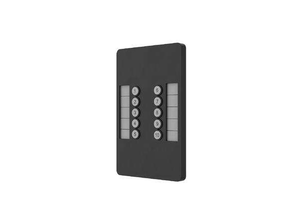 CHAMSYS SnakeSys 10Scene Wall Plate Hvit. 2 stk. i pakken