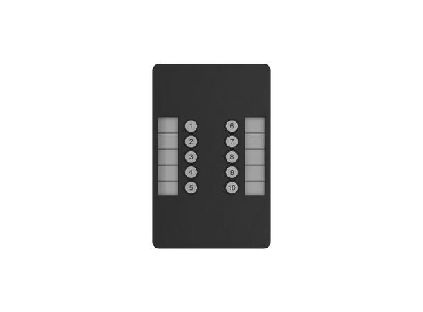 CHAMSYS SnakeSys 10Scene Wall Plate Hvit. 2 stk. i pakken