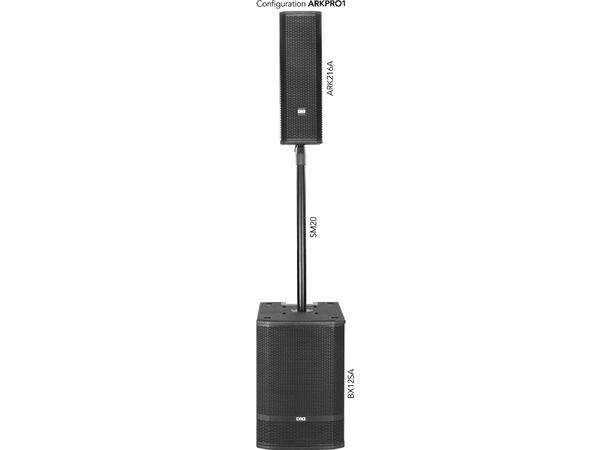 DAD ARK216A Søylehøyttaler 400W, 2x6" Maks SPL 124dB