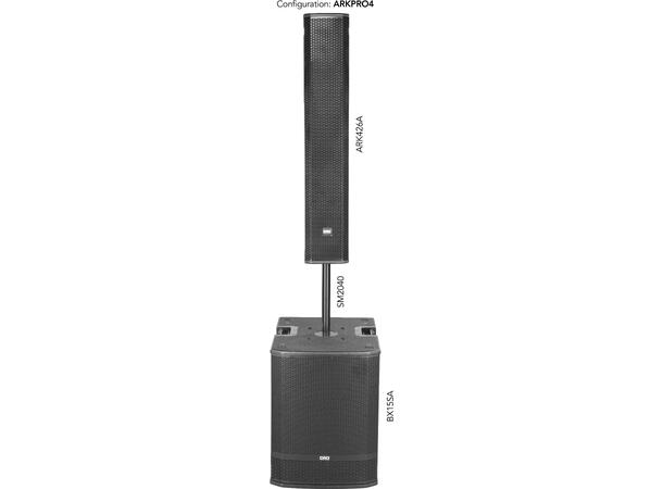 DAD BX15SA Aktiv subwoofer 1000W, 15" Maks SPL 133dB