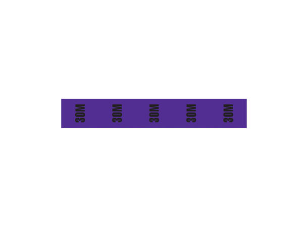 ELUMEN8 Cable Length ID Tape 24mm 33m, påskrift "30m"