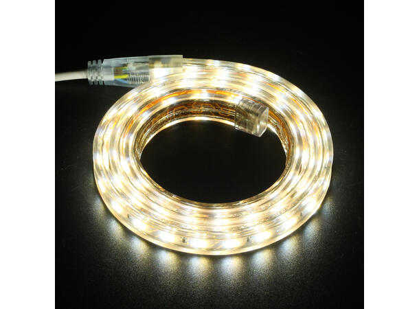 SBL tunable white LED strip, 230VAC 100 m, IP65. 3000K+6000K 120LED/m