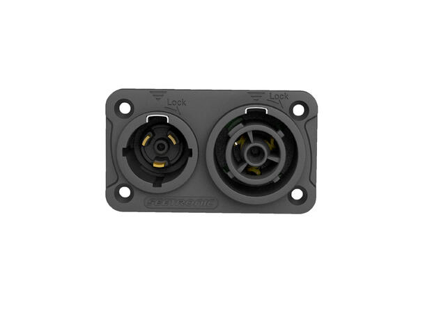 SEETRONIC SAC3PX han/hun for chassis 16A/250V, kompatibel med TRUE1