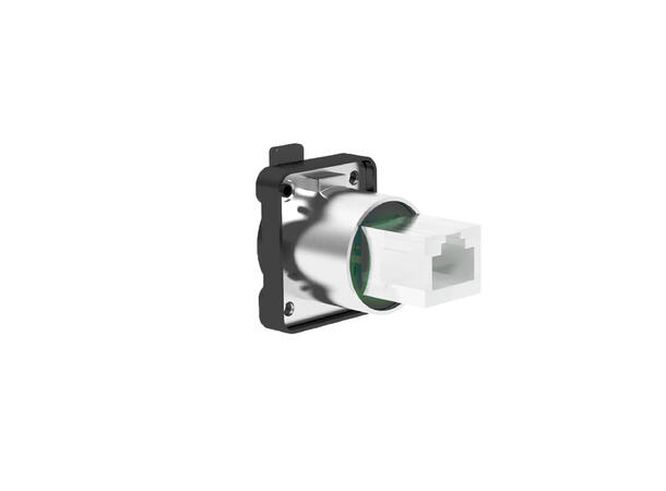 SEETRONIC SE8FDYH-60-B RJ45, IP65 Black. D-panel. Feed thru