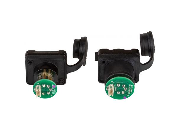 BRITEQ BT-XLR3TO5 KIT Mod-kit. 3 pin til 5 pin IP65 XLR
