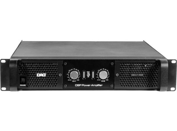 DAD IDEA1402 Forsterker 2 x 700W @ 4ohm DSP. Bridge mode 1250W @ 8 Ohm