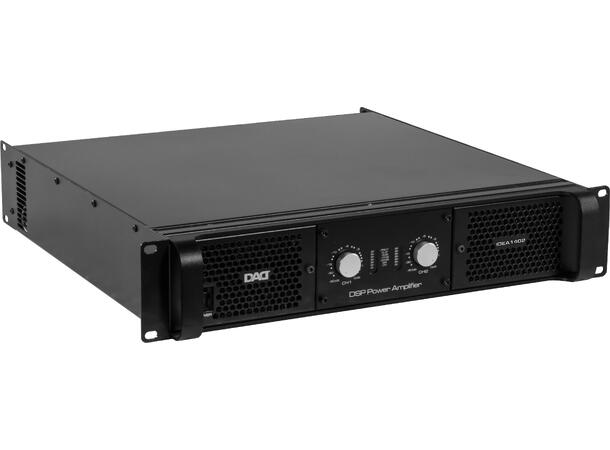 DAD IDEA1402 Forsterker 2 x 700W @ 4ohm DSP. Bridge mode 1250W @ 8 Ohm