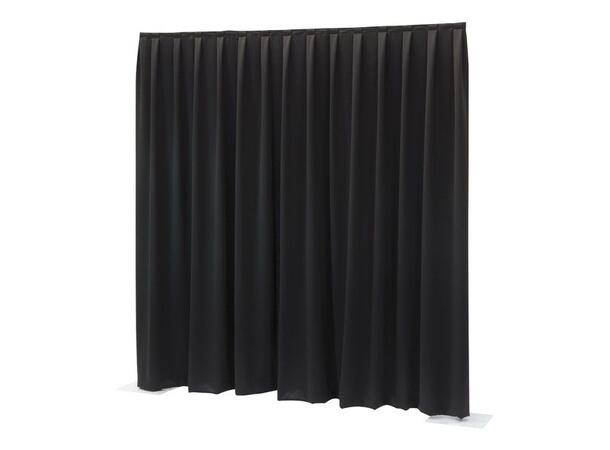 WENTEX P&D Curtain - Dimout Pleated, 330(w) x 400(h)cm 260g, sort