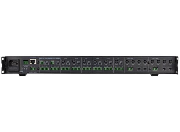 AUDIOPHONY PA MX82 Rackmikser 8 inn/2ut Matrisemikser med prioritet