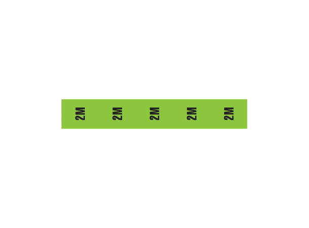 ELUMEN8 Cable Length ID Tape 24mm 33m, påskrift "2m"