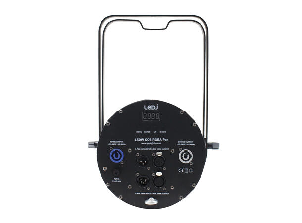 LEDJ 150W COB RGBA Par 25°, 40° and 50° linser inkludert