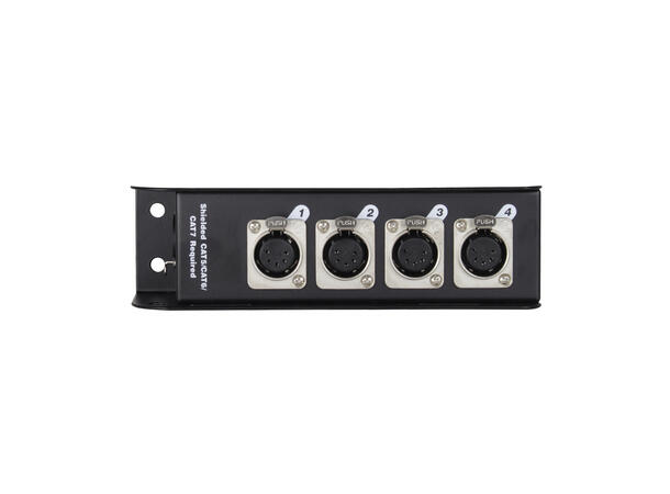 LEDJ Stageboks Ethercon/4 x XLR hun 5p Neutrik Ethercon