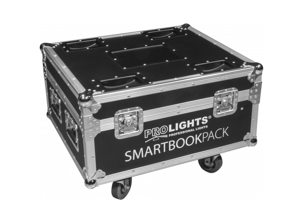 PROLIGHTS FCLSMARTBOOKE Flightcase for 4stk SMARTBOOK1, m/ lader