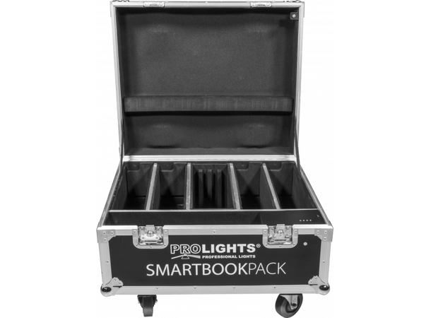 PROLIGHTS FCLSMARTBOOKE Flightcase for 4stk SMARTBOOK1, m/ lader