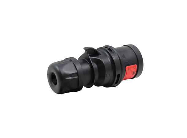 PCE 16A 415V 3P+E sort plugg 014-6x