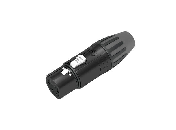 SEETRONIC MC4FXX--B XLR hun for kabel 4 pin, Sort