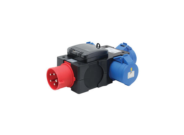 PCE strømdistribusjon 400V/32A 1 x 400V/32A inn til 3 x 230V/32A ut
