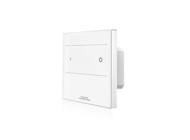 SBL LED touch dimmer, 1 sone RF/DMX For single colour LED. 86x86mm, hvit